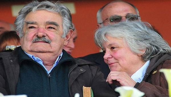 José Mujica und seine Ehefrau, die Politikerin Lucía Topolansky