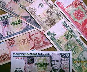 Werden erneuert: Kubanische Peso-Scheine