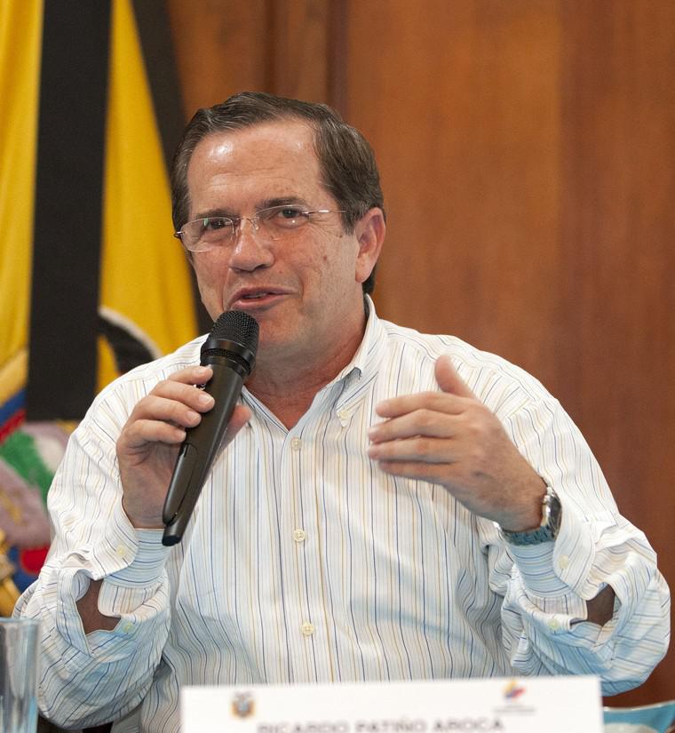 Der Außenminister Ecuadors, Ricardo Patiño