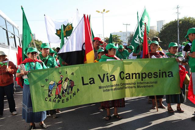 Aktivisten der Organisation Vía Campesina (Archivbild)