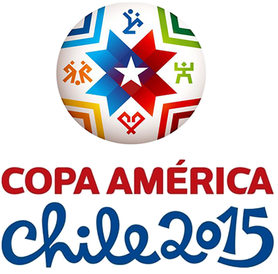 Logo der Copa América 2015 in Chile