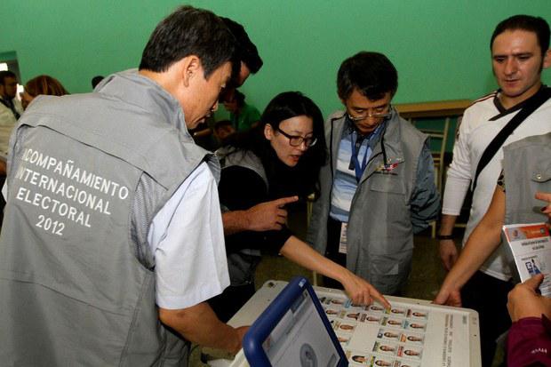 Internationale Wahlbegleiter in Venezuela bei der Präsidentschaftswahl 2012