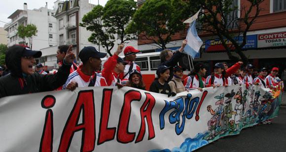 Zehntausende demonstrierten in Mar del Plata gegen das Projekt der Gesamtamerikanischen Freihandelszone
