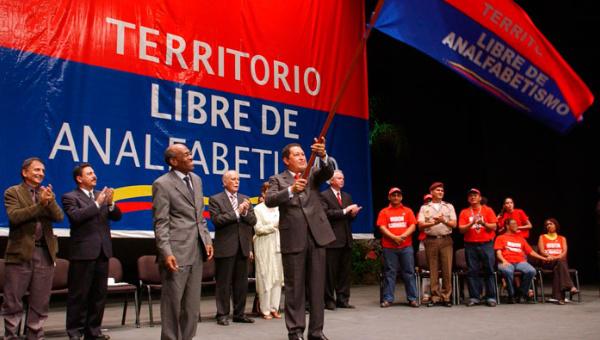 Bereits 2005 wurde Venezuela von der Unesco zum "Territorium frei von Analphabetismus" erklärt