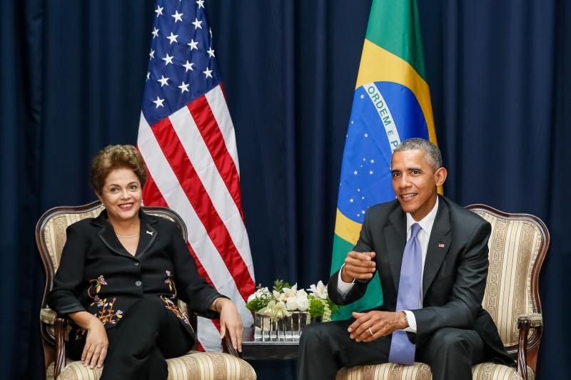 Brasiliens Präsidentin Dilma Rousseff und US-Präsident Barack Obama beim diesjährigen Amerika-Gipfel in Panama