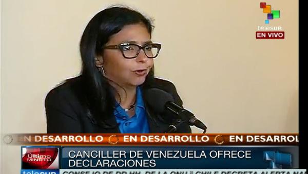 Außenministerin Delcy Rodríguez gab die Maßnahmen am Dienstag bekannt