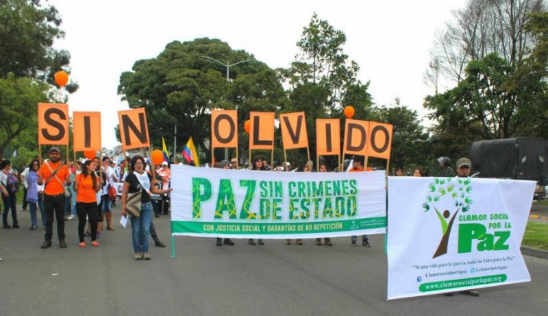 Nationaler Tag der Opfer: Friedensmarsch am 9.  April 2015, Bogotá
