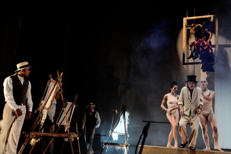 Das Centro Nacional de Teatro brachte die Disziplinen Artistik, Theater, Zirkus, Tanz und Musik in dem Stück  “Reverón: der Maler des Lichts” zusammen.
