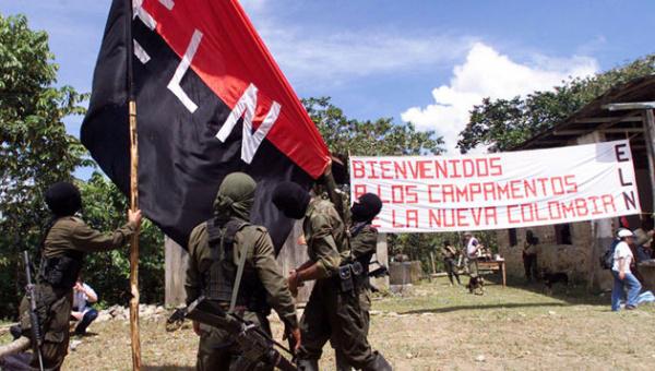 Ein Lager der ELN in Kolumbien: "Herzlich Willkommen in den Lager des Neuen Kolumbiens"