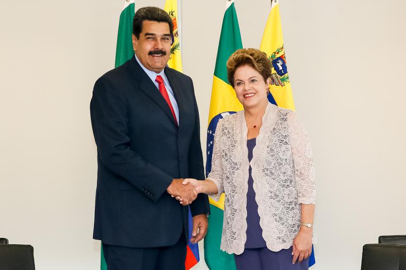 Wollen die Beziehung zwischen ihren Ländern dynamisieren: Nicolás Maduro und Dilma Rousseff