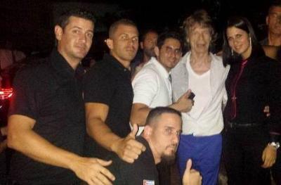 Stones-Frontmann Jagger mit Fans in Havanna