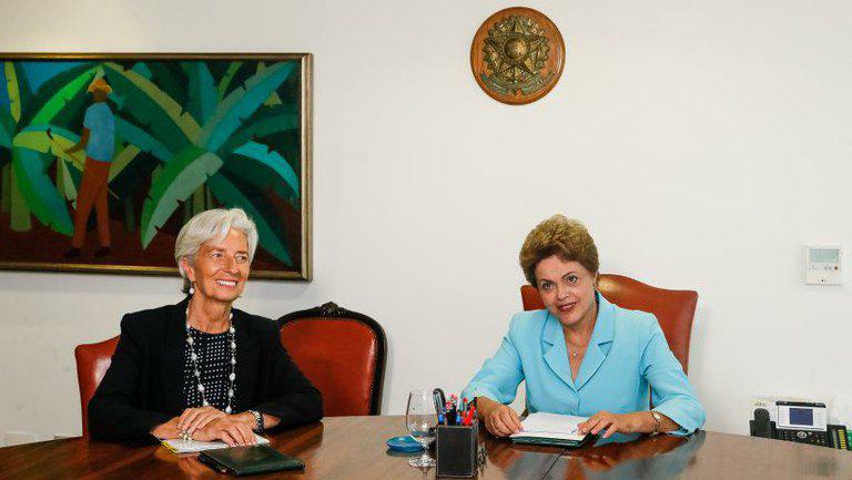 Keine Berührungsängste: Dilma Rousseff (re.) mit IWF-Chefin Christine Lagarde