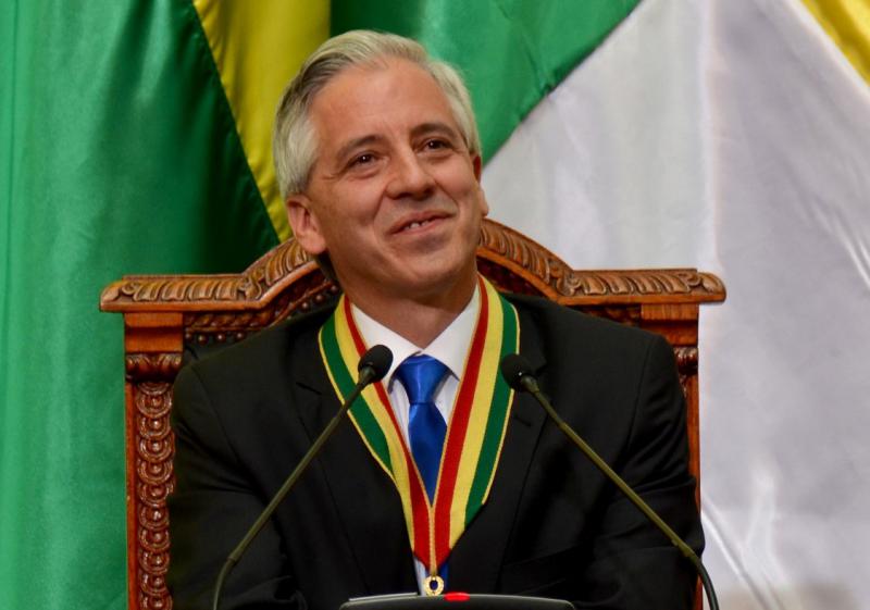 Vizepräsident Álvaro García Linera