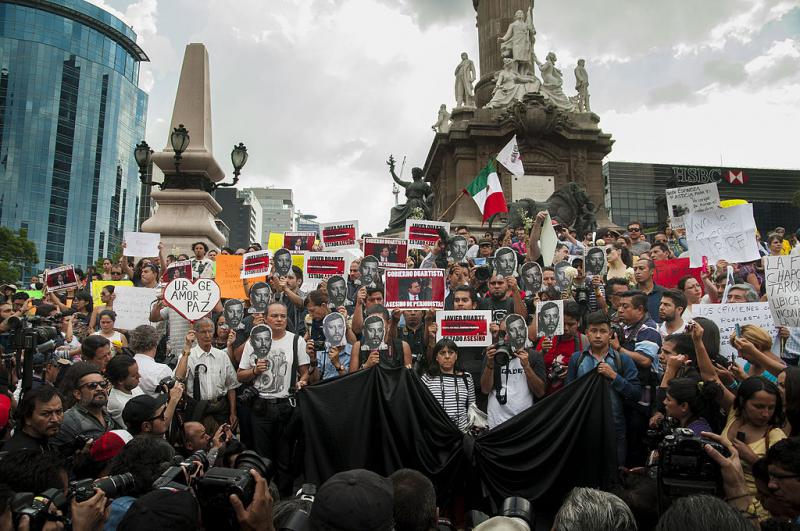 In mehreren mexikanischen Städten fanden nach den Morden Demonstrationen statt