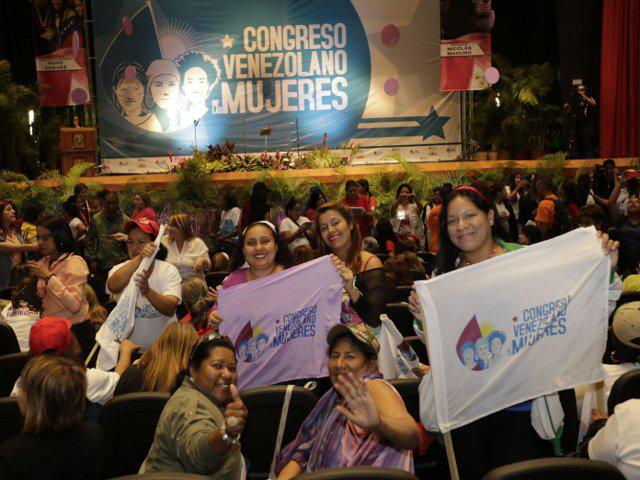 Beim landesweiten Frauenkongress vom 6. bis 8. März 2015 in Caracas