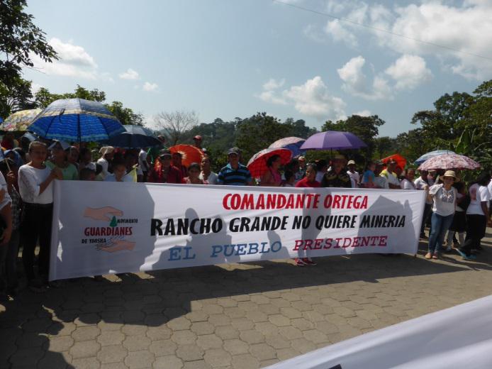 Protest gegen Bergbauprojekt in Nicaragua