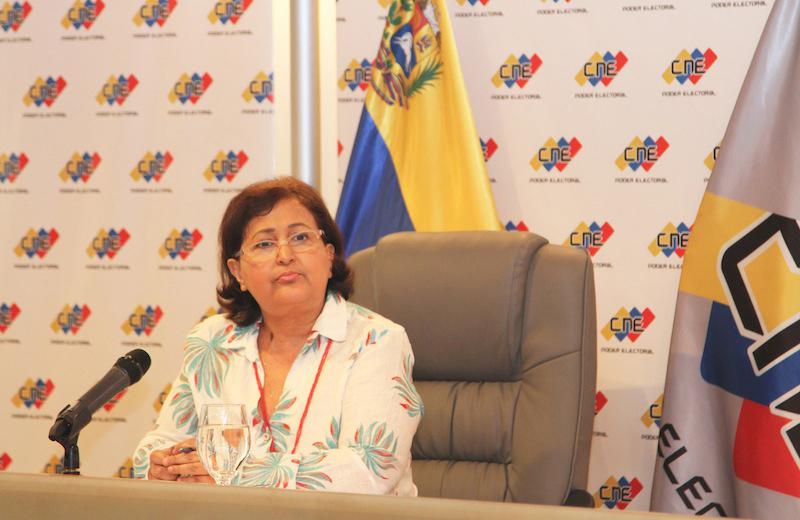 Trat Kritikern des venezolanischen Wahlsystems entgegen: CNE-Präsidentin Tibisay Lucena