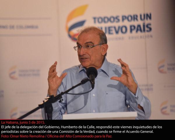 Hauptverhandler der Regierung mit den Farc in Havanna: Humberto de La Calle