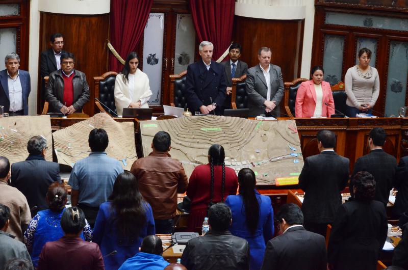 Befragung von Ministern im Parlament von Bolivien