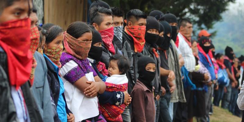 360 Delegierte von 32 indigenen Gruppen aus ganz Mexiko kamen in San Cristóbal de las Casas  mit der EZLN zum 5. CNI-Kongress zusammen