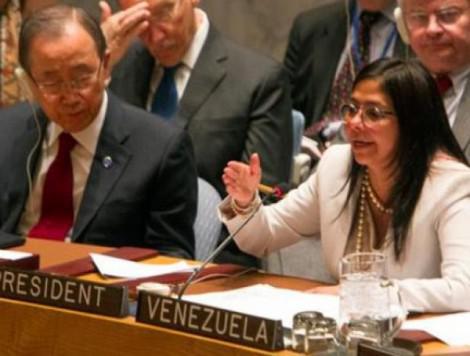 Venezuelas Außenministerin Delcy Rodríguez im UN-Sicherheitsrat