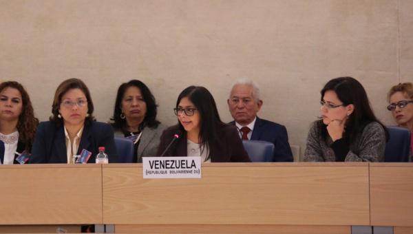 Venezuelas Außenministerin Rodríguez vor dem UN-Menschenrechtsrat
