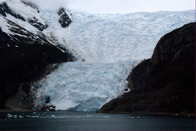 Gletscher in der Antarktis-Region von Chile
