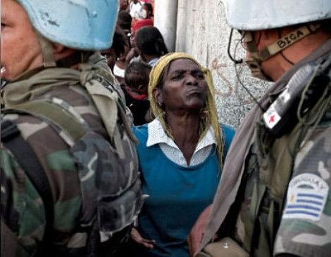 Immer wieder gab es massive Proteste gegen die "UN-Mission zur Stabilisierung Haitis"