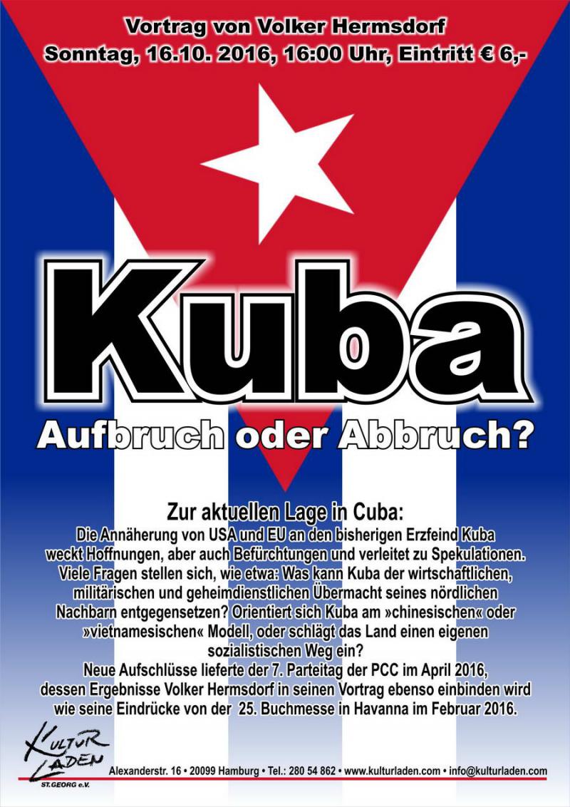 Kuba-Veranstaltung in Hamburg