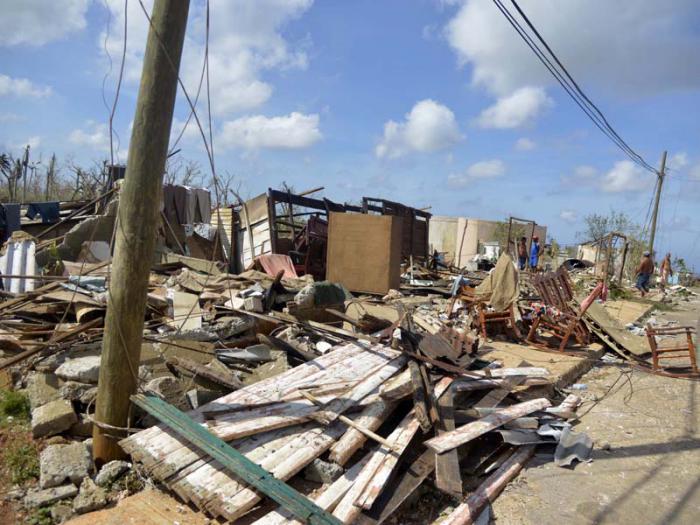 Im Kreis Maisi wurden nahezu alle Häuser zerstört oder beschädigt