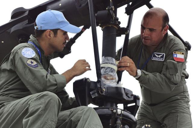 Minustah-Soldaten aus Chile in Haiti