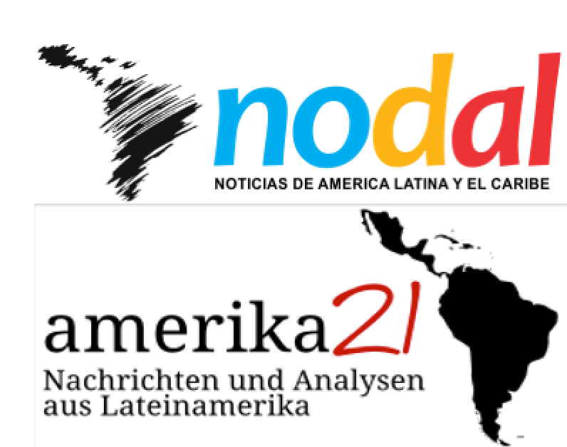 Logos von Nodal und amerika21
