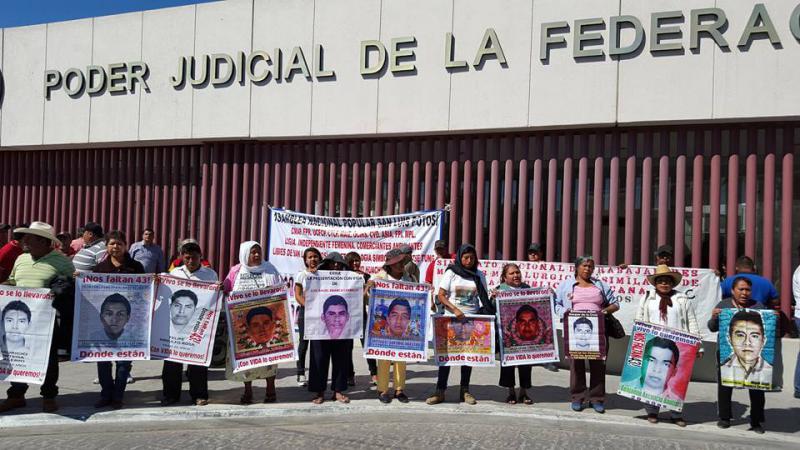 Protestaktion der Eltern der Verschwundenen im Bundesstaat Tamaulipas