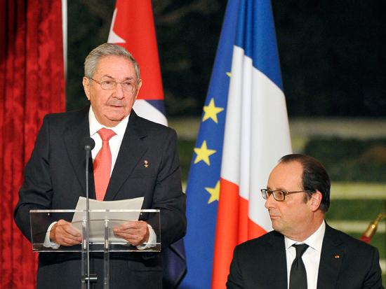 Castro auf Staatsbesuch bei seinem Amtskollegen in Frankreich