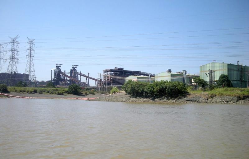 Das Stahlwerk TKCSA von Thyssenkrupp in Rio de Janeiro