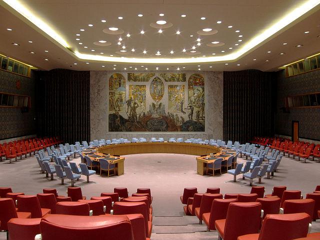 Sitzungssaal des UN-Sicherheitsrates in New York
