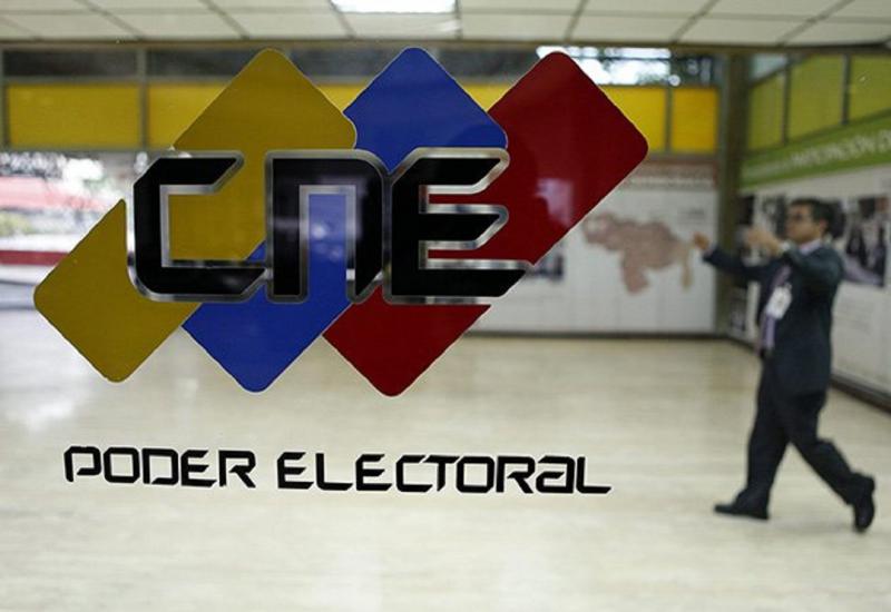 Logo der Wahlbehörde CNE in Venezuela: Sie richtet auch die  Regionalwahlen aus