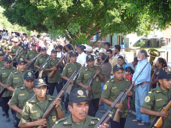 Gemeindepolizei in Mexiko