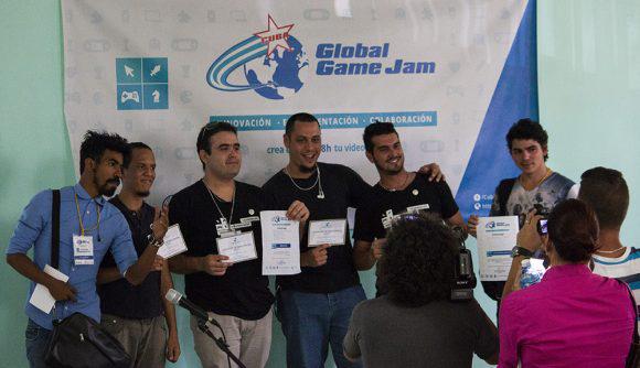 Das kubanische Team "Green Rune Studios" gewann den Preis für "Bestes Game Play" für sein Spiel "Lost Jammers"