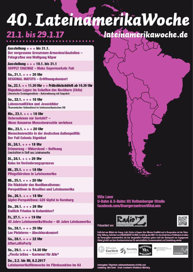 Plakat Lateinamerikawoche