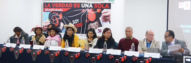 Die Vertreterinnen von Demus veröffentlichen den Bericht über Zwangssterilisation und wollen Fujimoris Begnadigung verhindern
