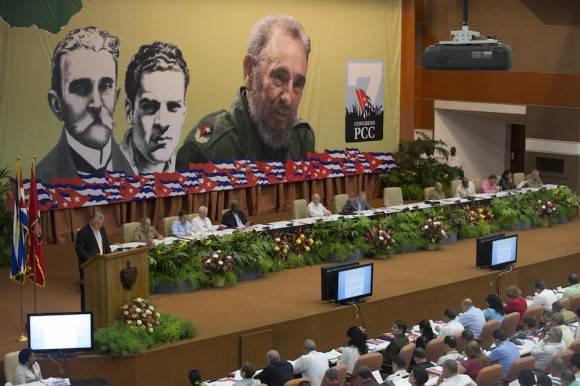 Plenum des 7. Kongresses der Kommunistischen Partei von Kuba im April 2016