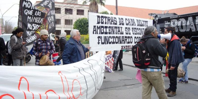 Protest gegen Lithiumabbau, hier in Argentinien