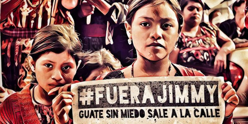 Bei Demonstrationen in Guatemala wird der Rücktritt von Präsident Jimmy Morales gefordert