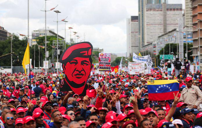 Der Chavismus verfügt immer noch über ein beeindruckendes Maß an Mobilisierungsfähigkeit, wie bei der Großkundgebung am 1. Mai 2017 in Caracas