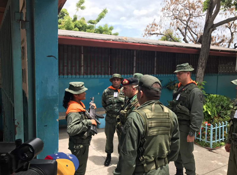 Die Armee in Venezuela sichert die Wahllokale mit mehr als 200.000 Militärs
