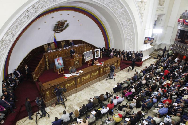 Sitzung der verfassunggebenden Versammlung in Venezuela