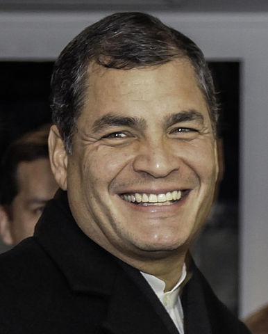 Der ehemalige von Ecuador Präsident Correa lebt mit seiner Familie in Belgien