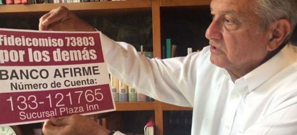 Der Solidaritätsfonds "Por los demás" wurde für illegal erklärt. Amlo kritisiert das Urteil scharf