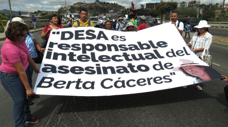 "Desa ist intellektuell verantwortlich für den Mord an Berta
Cáceres"